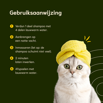 Chomi Pets - Hond &amp; Kat - Sensitive &amp; Repair Shampoo - 200ml - Natuurlijke ingredi&euml;nten - Schilfers - Droge vacht - erg vette vacht - Talg productie