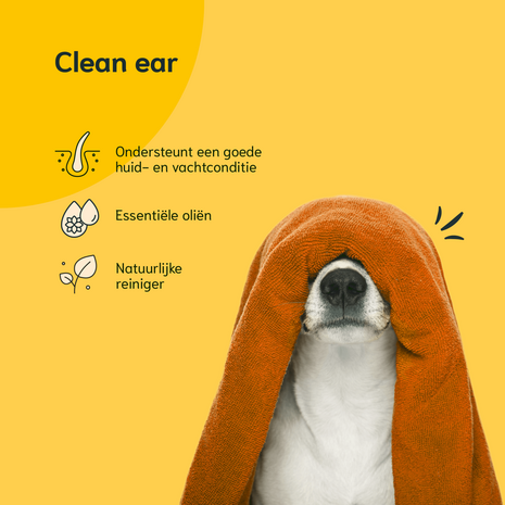 Chomi Pets - Hond & Kat - Clean Ear - 50ml - Oren reiniger - Natuurlijke ingrediënten - Aloë Vera