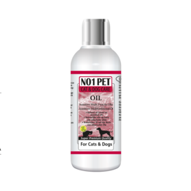No1pet - Sensitive Multi Functie Olie - droge en brosse vacht - Olie - Vachtproblemen - krabben - allergieën - 100ml