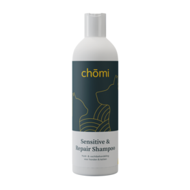 Chomi Pets - Hond & Kat - Sensitive & Repair Shampoo - 200ml - Natuurlijke ingrediënten - Schilfers - Droge vacht - erg vette vacht - Talg productie