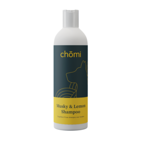 Chomi Pets - Dog Musky & Lemon Shampoo - 200ml - Kortharige honden - Bescherming tegen vlooien - DE version
