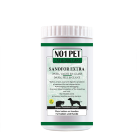 Sanofor - voedingssupplement voor uw Hond of Kat - gezonde vacht en darm - 2500 ML -  probiotica - verbeterende spijsvertering - gewichtsproblemen hond