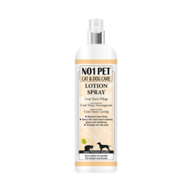 NO1pet - Coat Tonic - 200ML - Haarlotion spray - droogshampoo - haarlotion - huidschilfers - droge huid