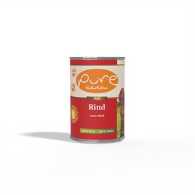 Pure - Hondenvoer PUR Rund – 72% Vers Rundvlees & Orgaanvlees – Natuurlijk & Graanvrij – Voor Elke Levensfase – 6x400