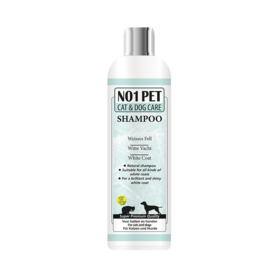 NO1 pet - Vachtverhelderende Shampoo – 1000ML - Voor Stralend Witte Vachten bij Hond & Kat