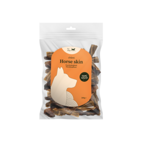 Chomi Pets - Paardenkophuid kauwsnack - 200 gram - Knapperig - Mondgezondheid - Gezonde hondensnack