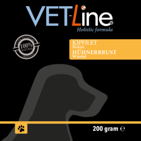 VETLINE - Puur Kipfilet Hondensnack 200 gram
