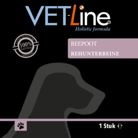 VETLINE - Reepoot – 100% Natuurlijke Wildkluif voor Honden