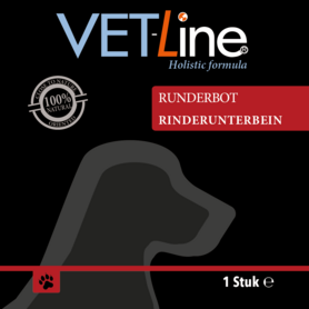 VETLINE - Runderbot – Natuurlijke kauwsnack voor honden