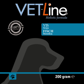 VETLINE - Vis Strips 200g – Pure vissnack boordevol eiwit en vetzuren