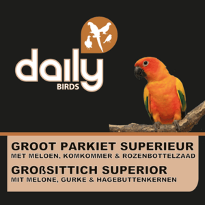 GROOT PARKIET SUPERIEUR - 4 KG - Parkietenvoer - Valkparkiet - Rosella - Halsbandparkiet - Kakariki. - Muisparkiet