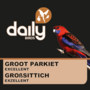 GROOT PARKIET EXCELLENT-2KG-LUXE MIX-ROZIJNEN-LIJSTERBES-VOLLEDIGVOER